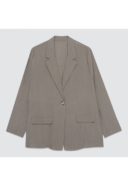 Blazer Para Mujer Blazer Color Verde  Marca Ostu #40400011