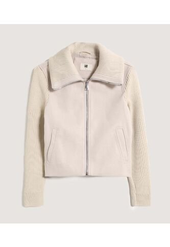 Chaqueta Para Mujer Abrigo Color Crema Marca Ostu #40080247 Ostu