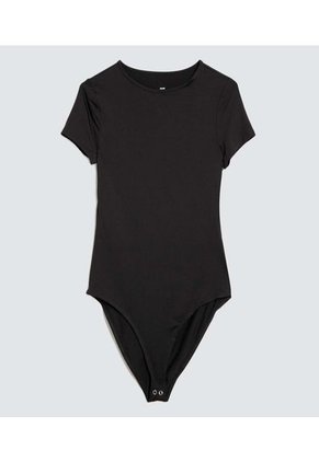 Body Para Mujer Manga Corta Color Negro Marca Ostu #40200155