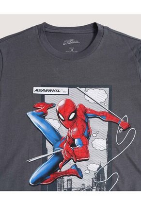 Camiseta  Infantil Niño Manga Corta Cuello Redondo Color Gris Marca Ostu #80090328