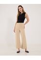 Jean Para Mujer Culotte Color Beige Marca Ostu #40160490 de Ostu