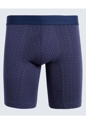 Boxer Para Hombre Filete Medio Algodón Color Azul  Marca Ostu #60000484