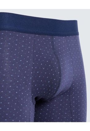 Boxer Para Hombre Filete Medio Algodón Color Azul  Marca Ostu #60000484