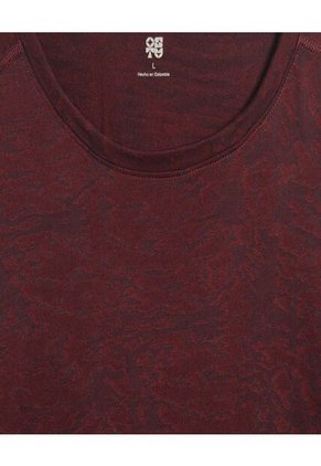 Camiseta Para Hombre Manga Corta Color Vino Marca Ostu #60091347