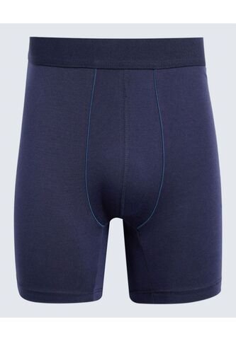 Boxer Para Hombre Filete Medio Algodón Color Azul  Marca Ostu #60000483 Ostu