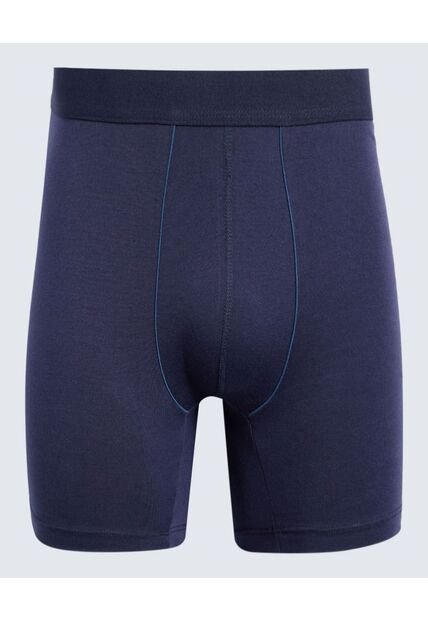 Boxer Para Hombre Filete Medio Algodón Color Azul  Marca Ostu #60000483