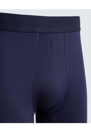 Boxer Para Hombre Filete Medio Algodón Color Azul  Marca Ostu #60000483