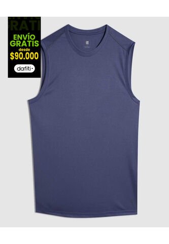 Camiseta Para Hombre Manga Sisa Color Azul  Marca Ostu #60091474 Ostu