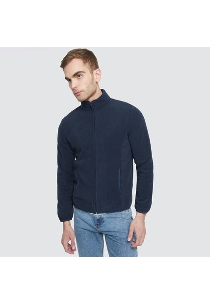 Chaqueta Para Hombre Abrigo Color Azul Medio Marca Ostu #60080094