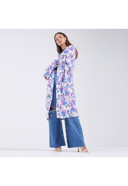 Chaqueta Para Mujer Kimono Color Blanco Marca Ostu #40080171