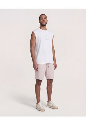 Bermuda  Para Hombre Jogger Corto Color Beige Marca Ostu #60100516