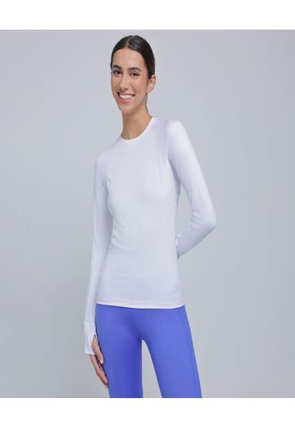 Camiseta Para Mujer Manga Larga Color Blanco Marca Ostu #40092091