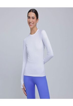 Camiseta Para Mujer Manga Larga Color Blanco Marca Ostu #40092091