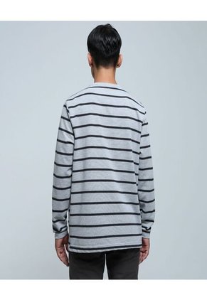 Camiseta Para Hombre Manga Larga Color Gris Marca Ostu #60091236