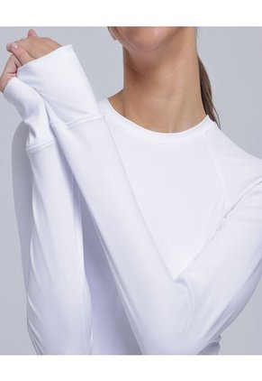 Camiseta Para Mujer Manga Larga Color Blanco Marca Ostu #40092091