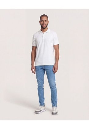 Jean  Para Hombre Skinny Color Azul Marca Ostu #60160449