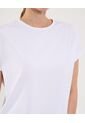 Camiseta Para Mujer Manga Corta Cuello Redondo Color Blanco Marca Ostu #40092453 de Ostu