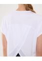 Camiseta Para Mujer Manga Corta Cuello Redondo Color Blanco Marca Ostu #40092453 de Ostu