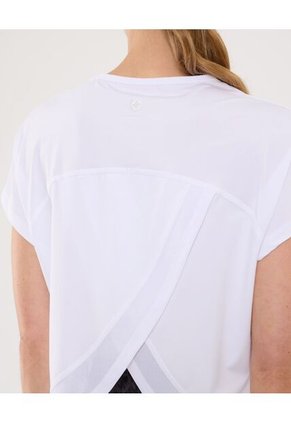 Camiseta Para Mujer Manga Corta Cuello Redondo Color Blanco Marca Ostu #40092453