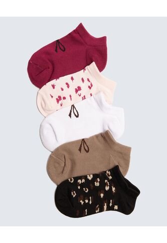 Medias Infantil Niña Invisible Color Negro Marca Ostu #90980142 Ostu