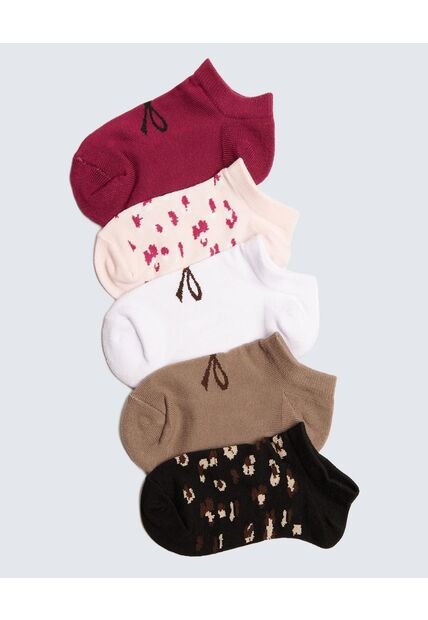 Medias Infantil Niña Invisible Color Negro Marca Ostu #90980142