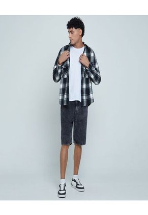 Bermuda Para Hombre  Color Negro Marca Ostu #60100331