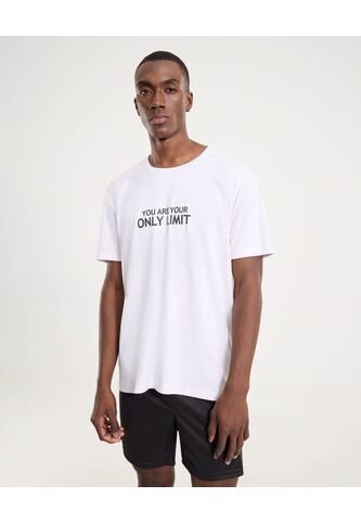 Camiseta Para Hombre Manga Corta Cuello Redondo Color Marfil Marca Ostu #60091721 Ostu