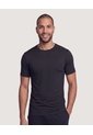 Camiseta Fitted Active  Para Hombre Negro Ostu de Ostu