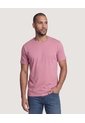 Camiseta Basica Cuello Redondo  Para Hombre Rosa Ostu de Ostu