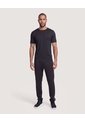 Camiseta Fitted Active  Para Hombre Negro Ostu de Ostu