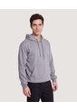 Hoodie Para Hombre Unicolor  Para Hombre Gris Ostu de Ostu