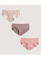 Panty Hipster Invisible Floral Pack X3 X3 Para Mujer Surtido Ostu de Ostu