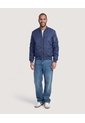 Chaqueta Bomber  Para Hombre Azul Ostu de Ostu