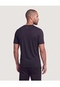 Camiseta Fitted Active  Para Hombre Negro Ostu de Ostu
