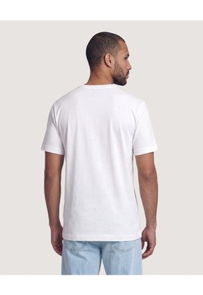 Camiseta Screen Regular Para Hombre Crema Ostu