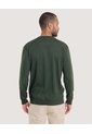 Saco Tejido Cuello Redondo  Para Hombre Verde Ostu de Ostu