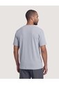 Camiseta Regular Texturizada  Para Hombre Gris Ostu de Ostu