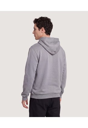 Hoodie Para Hombre Unicolor  Para Hombre Gris Ostu