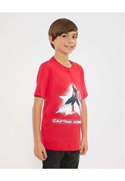 Camiseta Para Niño Capitán América  Infantil Niño #80090271