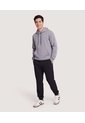 Hoodie Para Hombre Unicolor  Para Hombre Gris Ostu de Ostu