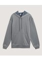 Hoodie Para Hombre Unicolor  Para Hombre Gris Ostu de Ostu