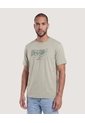 Camiseta Screen Regular  Para Hombre Verde Ostu de Ostu
