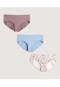 Panty Hipster Invisible Floral Pack X3 X3 Para Mujer Surtido Ostu de Ostu