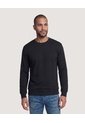 Saco Tejido Cuello Redondo  Para Hombre Negro Ostu de Ostu