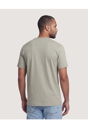 Camiseta Screen Regular  Para Hombre Verde Ostu