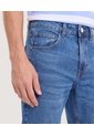 Bermuda Regular Denim  Para Hombre Azul Ostu de Ostu