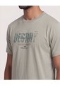 Camiseta Screen Regular  Para Hombre Verde Ostu de Ostu