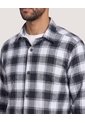 Camisa Leñadora  Para Hombre Gris Ostu de Ostu