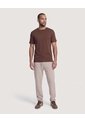 Camiseta Tricot Essential  Para Hombre Café Ostu de Ostu