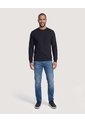 Saco Tejido Cuello Redondo  Para Hombre Negro Ostu de Ostu